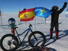 Хуан Мендес на Южном полюсе