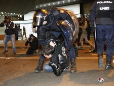 беспорядки в Мадриде