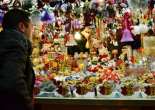 Рождественский рынок в Мадриде