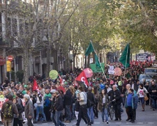 митинг в Испании