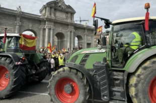 1500 трактористов готовятся устроить транспортный коллапс в Мадриде