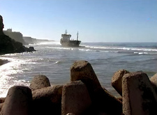 танкер у канарских берегов