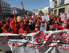 протест работников Coca-Cola