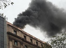 пожар в Барселоне