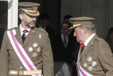 Juan Carlos y el pr?ncipe Felipe